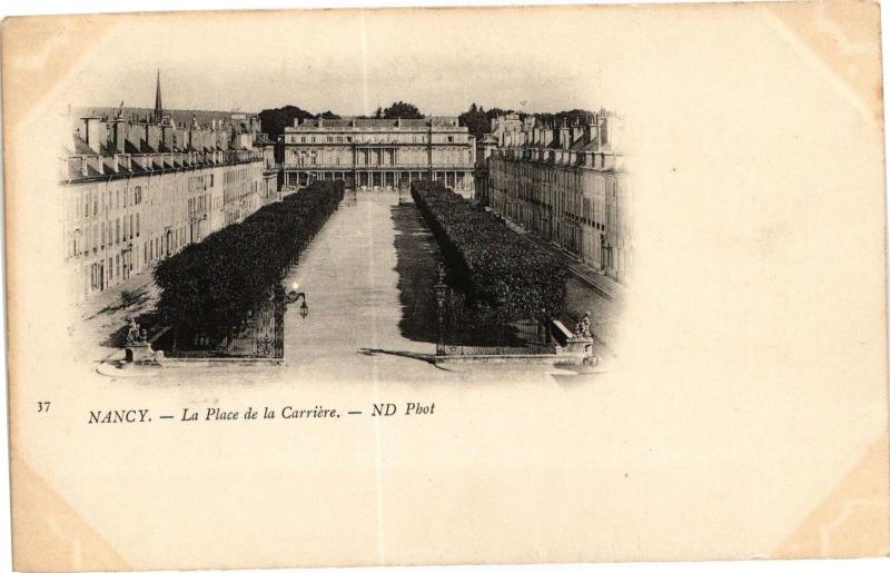 Carte postale ancienne Nancy-La Place de la Carriére à Nancy
