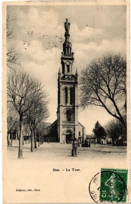 Carte postale ancienne Sion-La Tour