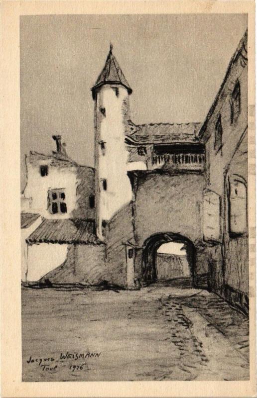 Carte postale ancienne Toul-Vieille Cour