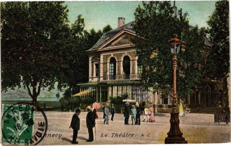 Carte postale ancienne Ed. Aqua Annecy Le Theatre
