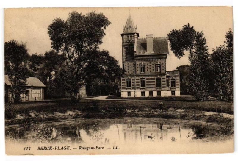 Carte postale ancienne Berck-Plage - Reingam parc à Berck
