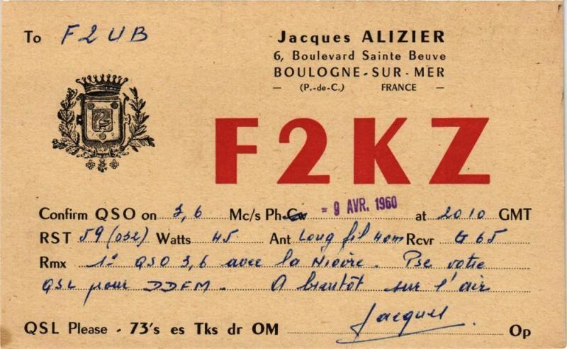 Carte postale ancienne Boulogne-sur-Mer - Boulevard Sainte-beuve à Boulogne-sur-Mer