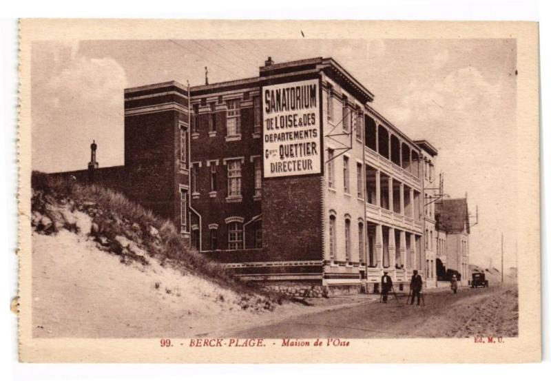 Carte postale ancienne Berck-Plage - Maisson de l'oise à Berck