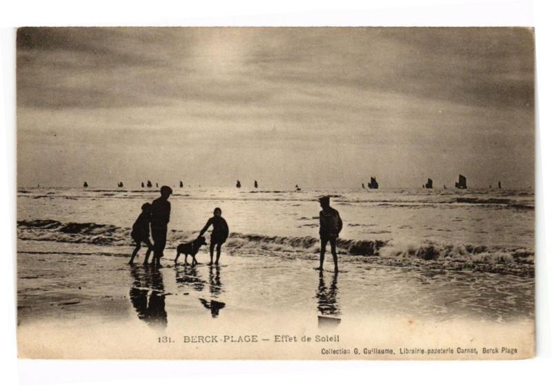 Carte postale ancienne Berck-Plage - Effet de soleil à Berck