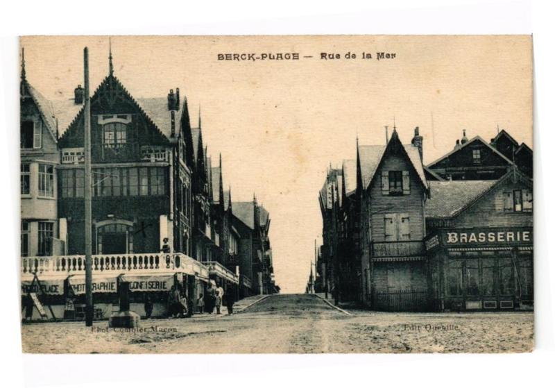 Carte postale ancienne Berck-Plage - Rue de la mer à Berck