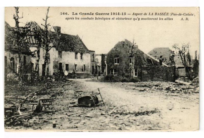 Carte postale ancienne La Grande Guerre 1914 - 15 - Aspect de la bassee