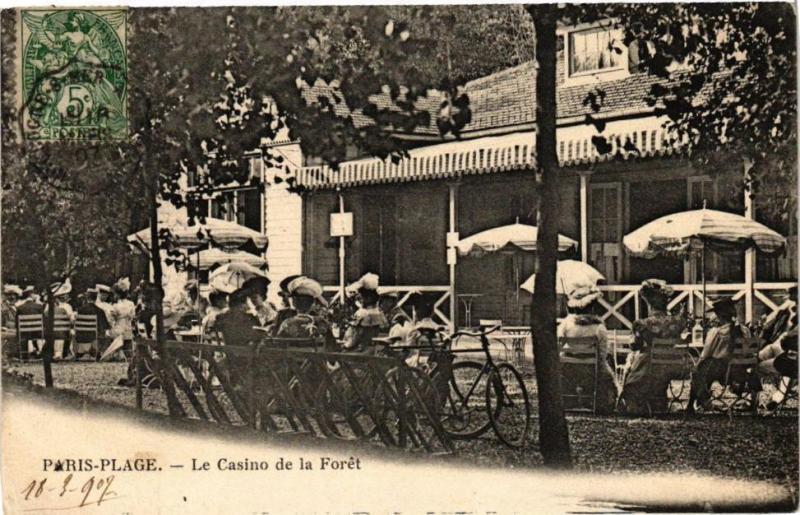 Carte postale ancienne Paris-Plage - Le Casino de la Forét
