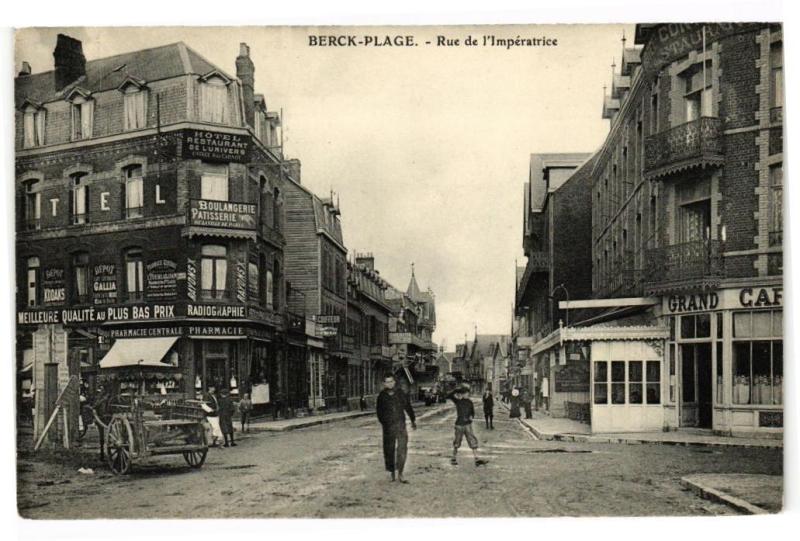 Carte postale ancienne Berck-Plage - Rue de l'Impératrice à Berck