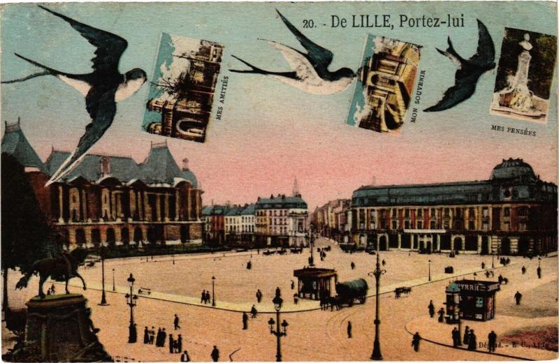 Carte postale ancienne De Lille-Portez lui à Lille