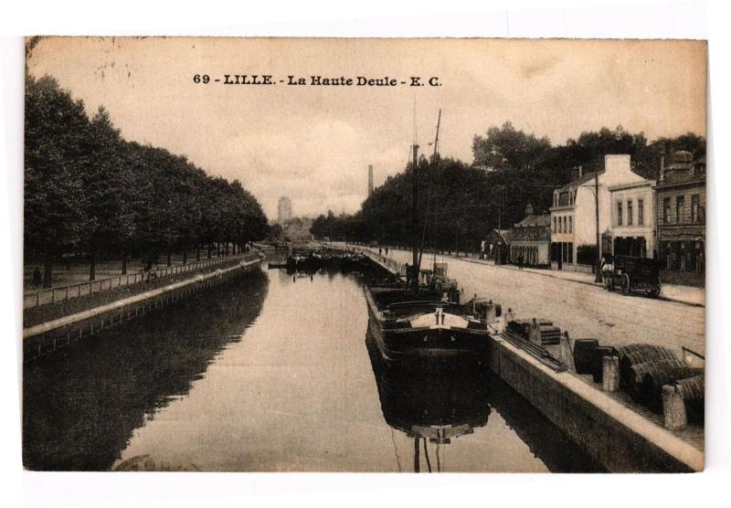 Carte postale ancienne Lille - La Haute Deule à Lille