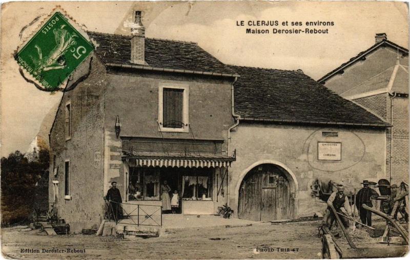 Carte postale ancienne Le Clerjus et ses Env. Maison Derosier-Rebout