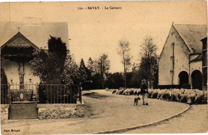 Carte postale ancienne Bavay - Le Calvaire à Bavay
