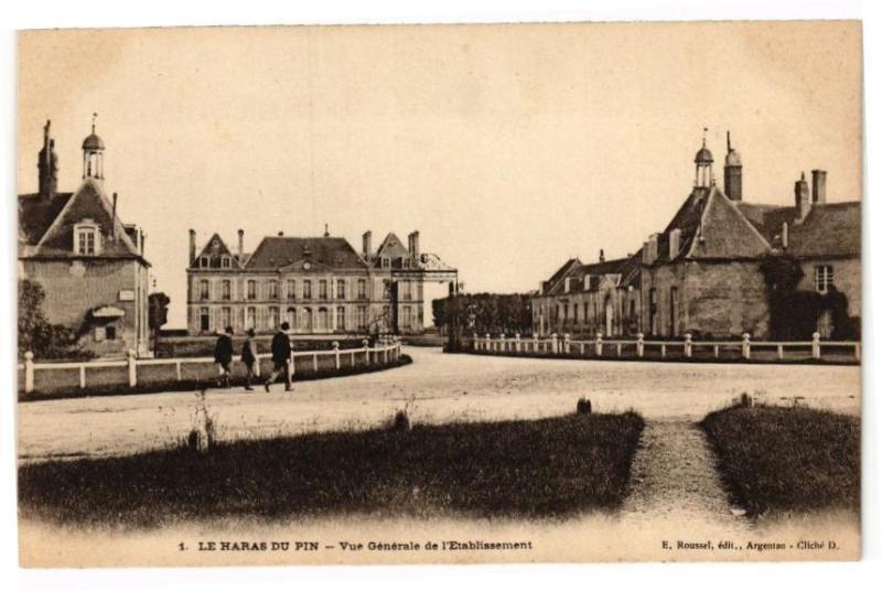 Carte postale ancienne Le Haras-du-Pin - Vue generale de l'etablissement