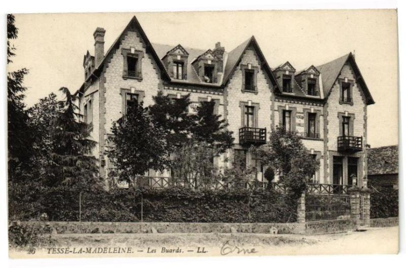 Carte postale ancienne Tesse-la-Madeleine - Les baurds