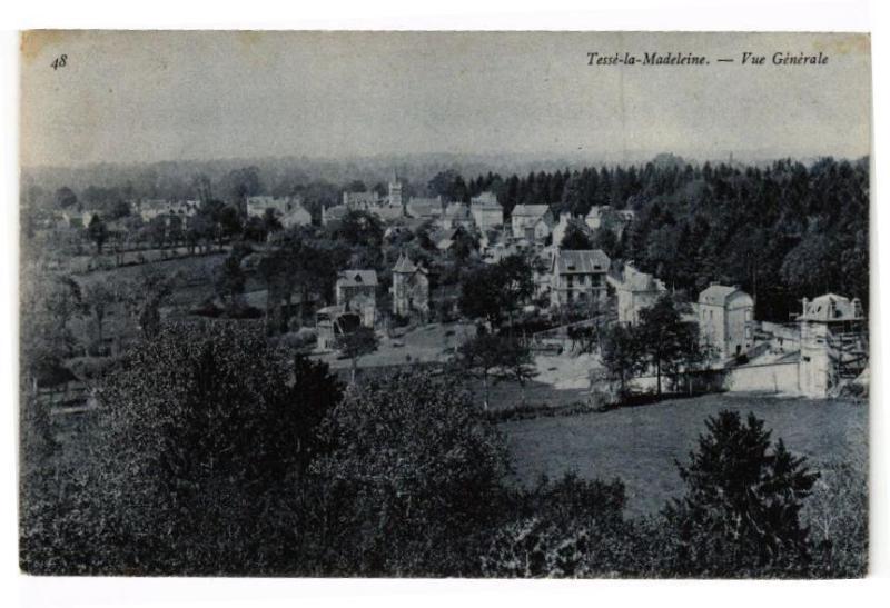 Carte postale ancienne Tesse-la-Madeleine - Vue generale