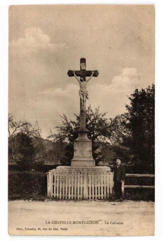 Carte postale ancienne La Chapelle Montligeon - Le Calvaire à La Chapelle-Montligeon