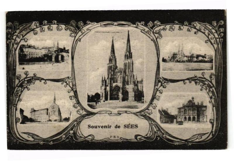 Carte postale ancienne Souvenir de Sees
