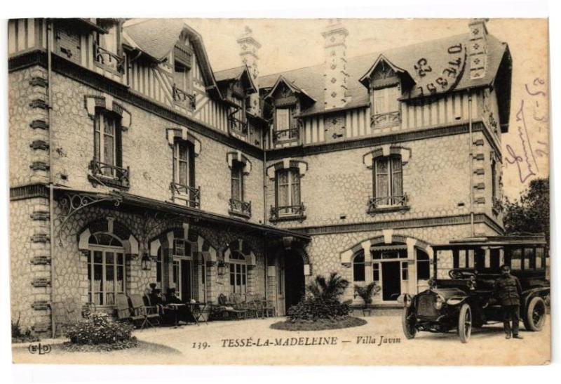 Carte postale ancienne Tesse-la-Madeleine - Villa javin