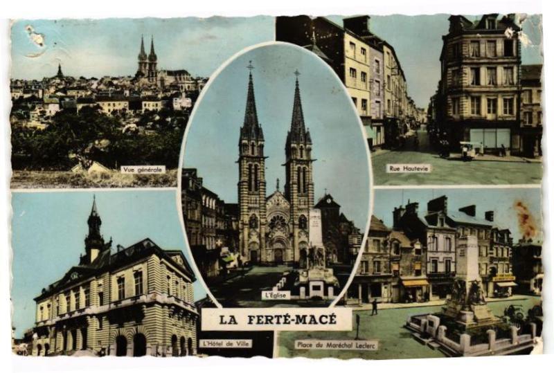 Carte postale ancienne L'eglise .- La ferte mace