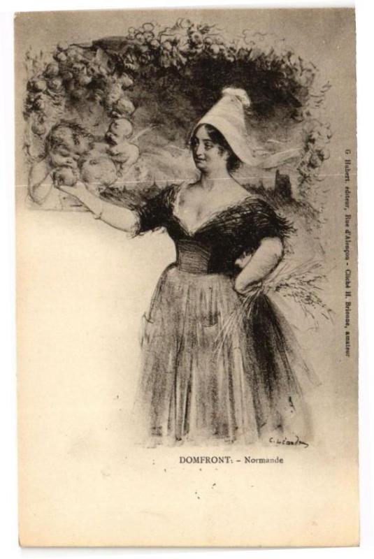 Carte postale ancienne Domfront - Normande