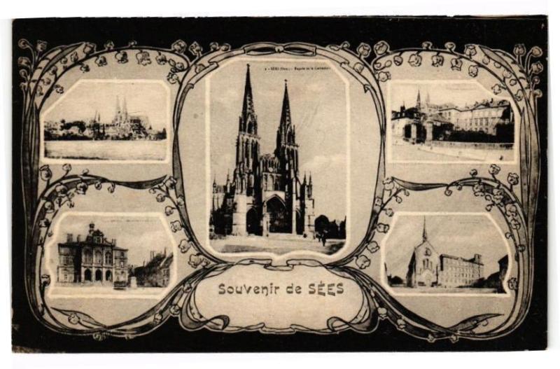 Carte postale ancienne Souvenir de Sees