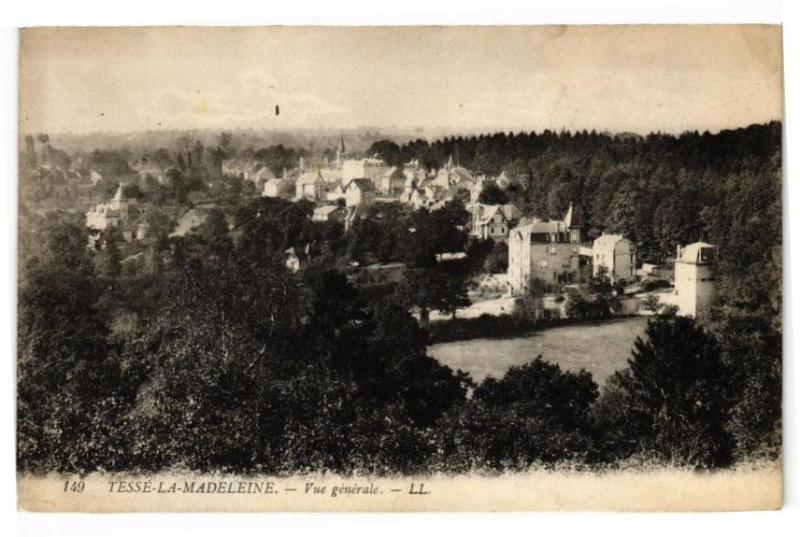 Carte postale ancienne Tesse-la-Madeleine - Vue generale