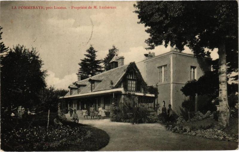 Carte postale ancienne La Pommeraye pres Lisieux à Lisieux