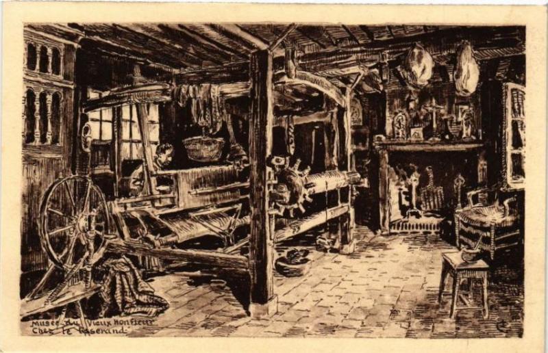 Carte postale ancienne Musée du Vieux Honfleur à Honfleur