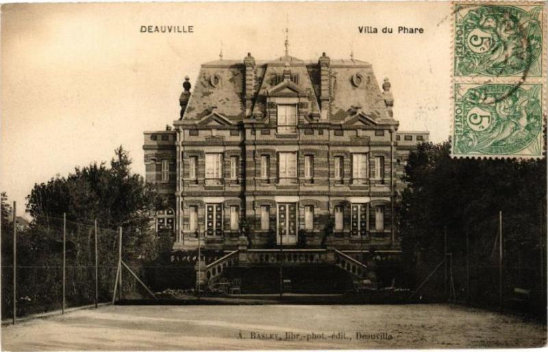 Carte postale ancienne Deauville - Villa du Phare à Deauville