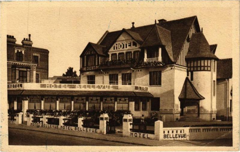 Carte postale ancienne Hotel-Bellevue