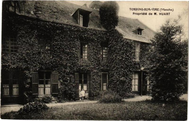 Carte postale ancienne Torigni-sur-Vire - Propriete de M.Huart