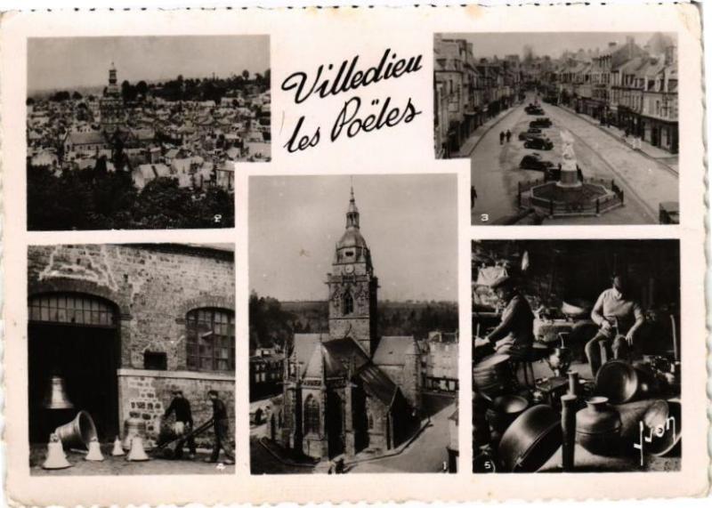 Carte postale ancienne Villedieu-les-Poeles