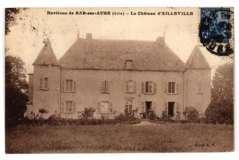 Carte postale ancienne Bar-sur-Aube - Le Chateau à Bar-sur-Aube