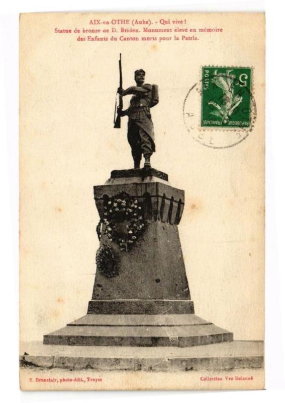 Carte postale ancienne Aix-en-Othe - Qui vive