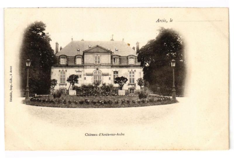 Carte postale ancienne Arcis le - Chateau d'Arcis-sur-Aube à Arcis-sur-Aube