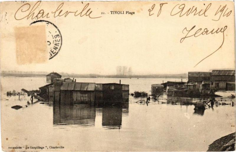 Carte postale ancienne Tivoli - Plage