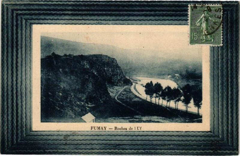 Carte postale ancienne Fumay - Roches de l'Uf à Fumay