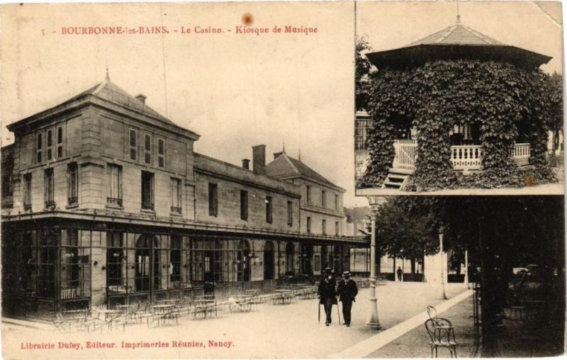 Carte postale ancienne Bourbonne les Bains - Le Casino à Bourbonne-les-Bains