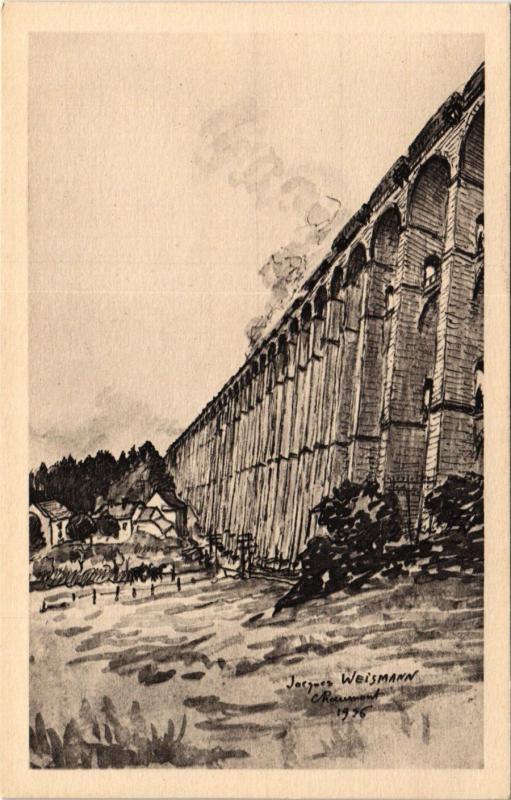 Carte postale ancienne Chaumont - Le Viaduc à Chaumont