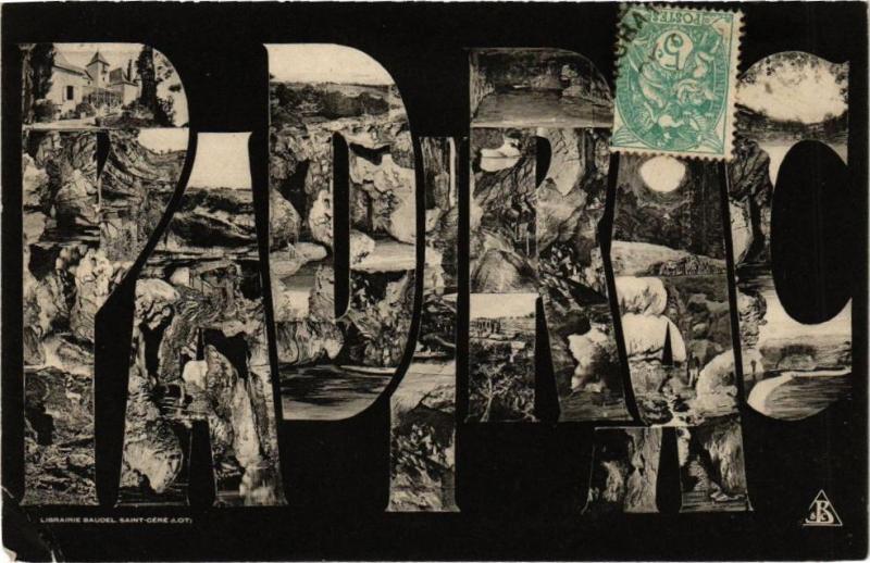 Carte postale ancienne Padirac à Padirac