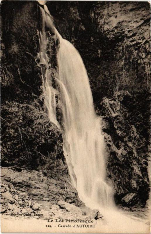 Carte postale ancienne Le Lot Pittoresque - Cascade d'Autoirs