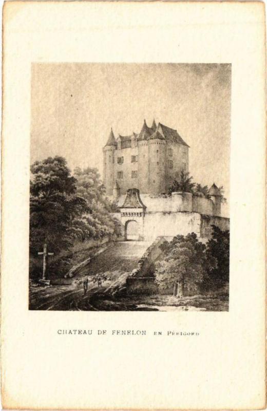 Carte postale ancienne Chateau de Fenelon en Perigord