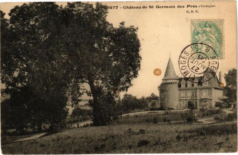 Carte postale ancienne Chateau de Saint-Germain