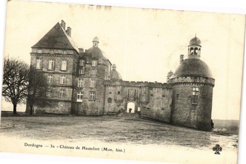 Carte postale ancienne Chateau de Hautefort à Hautefort