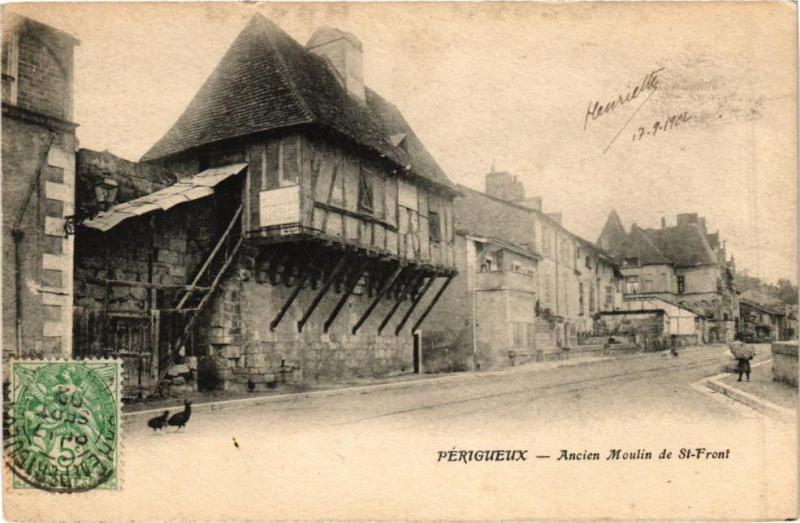 Carte postale ancienne Perigueux-Ancien Moulin de Saint-Front