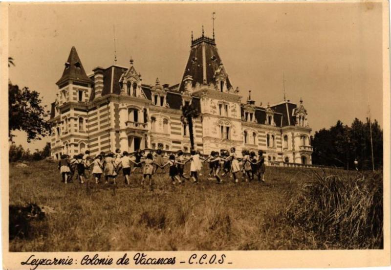 Carte postale ancienne Leyzarnie-Colonie de Vacances