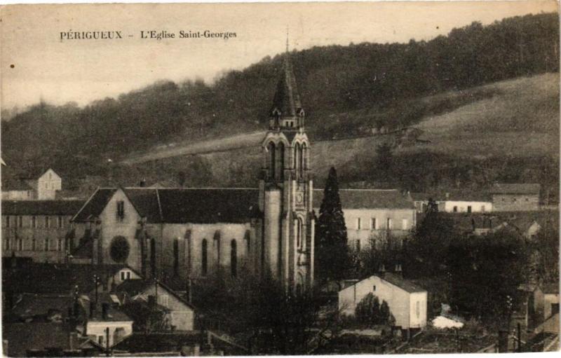 Carte postale ancienne Perigueux-L'Eglise Saint-Georges