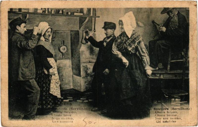 Carte postale ancienne En Perigord-La Sautiere