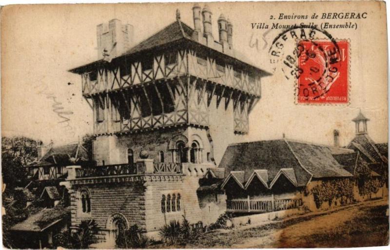 Carte postale ancienne Bergerac-Villa Mounet Sully à Bergerac