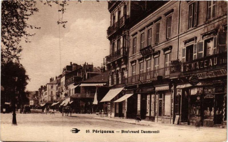 Carte postale ancienne Perigueux-Boulevard Daumesnil